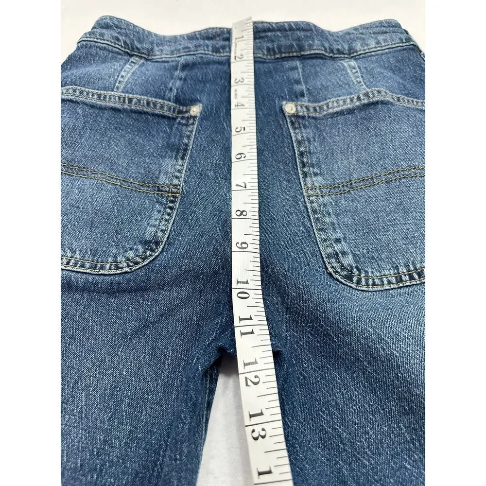 Pilcro Anthropologie High Rise Tapered Boyfriend Jeans Size 25 Medium Wash Denim